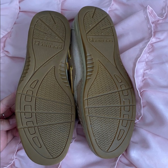 Sperry Top Sider tan glitter size 6 - Picture 5 of 7